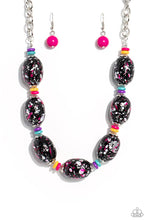 Load image into Gallery viewer, No Laughing SPLATTER Pink Necklace
