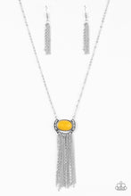 Load image into Gallery viewer, Fair - Weather Fringe Yellow Necklace
