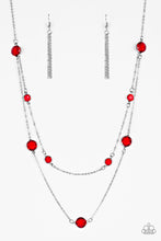 Load image into Gallery viewer, Raise Your Glass Red Necklace
