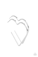 Load image into Gallery viewer, I HEART a Rumor Silver Hoop Earring
