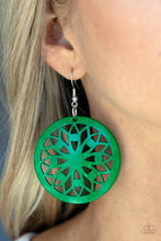 Load image into Gallery viewer, Ocean Canopy Green Earring
