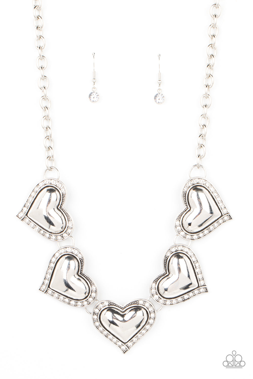 Kindred Hearts White Necklace